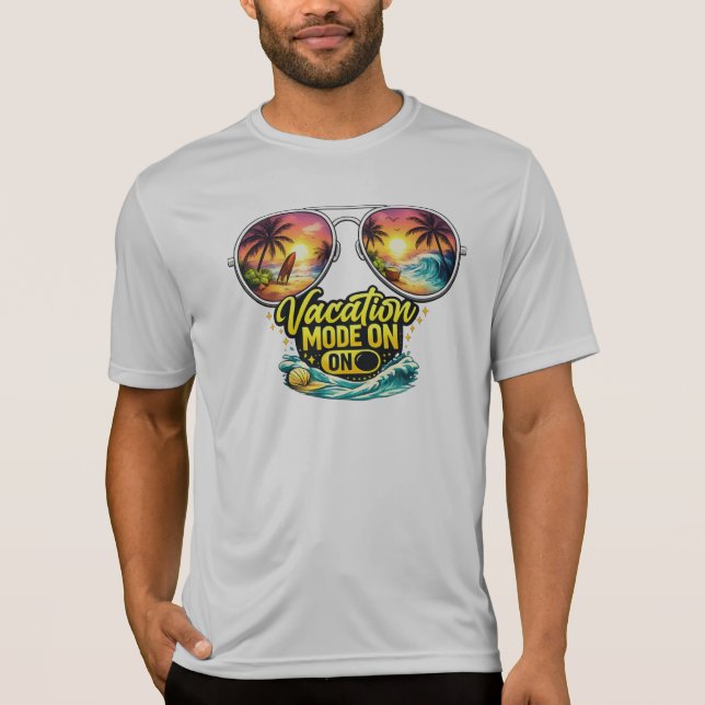 Vacation Mode On Feels Like Coastal Paradise Sport T-Shirt (Front)