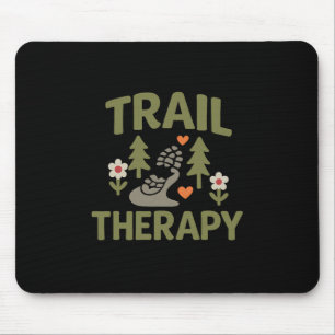 Vacation Mode Trail Therapy Hiking Nature Graphic Mouse Pad