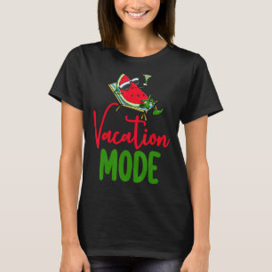 Vacation Mode Watermelon  Women Love Melon Fruit 2 T-Shirt
