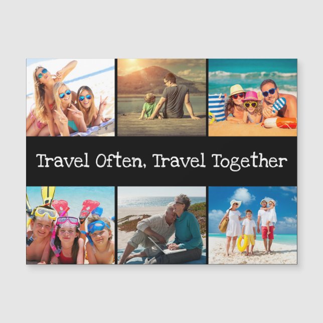 Vacation Photo Collage Travel Often Together  (Front)