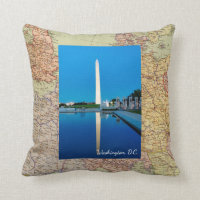 Vacation Photos Make Your Own Souvenir Throw Pillo