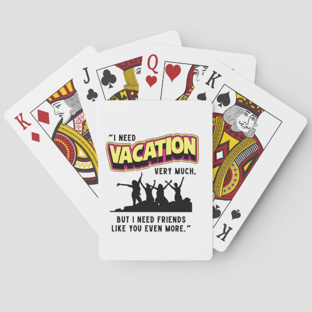 VACATION PLAYING CARDS (Back)