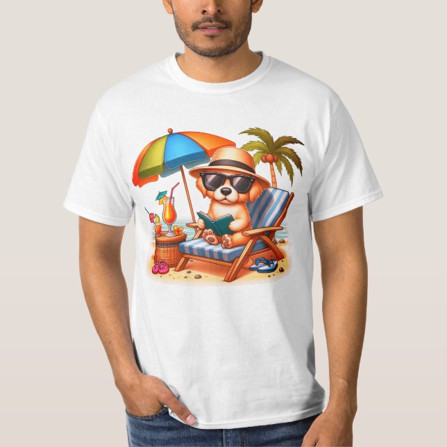 Vacation Puppy T-Shirt (Front)