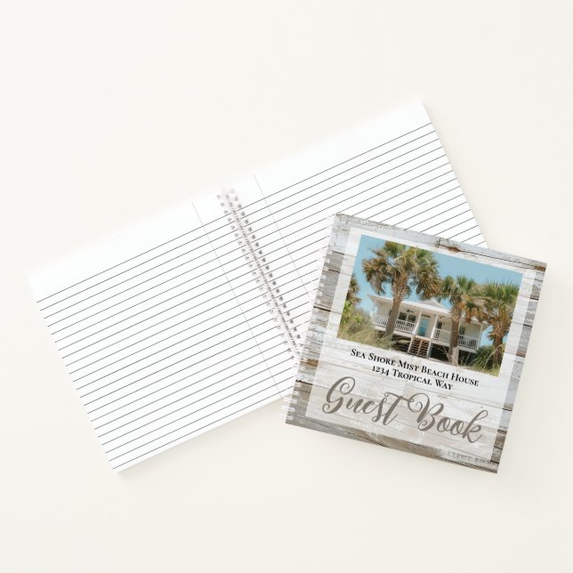 Vacation Rental Beach House Photo Guest Book (Inside)