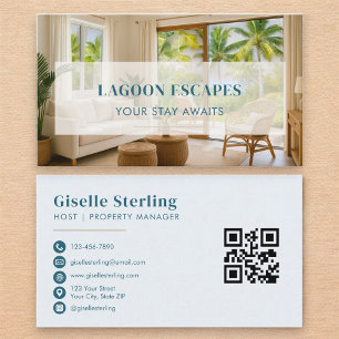 Vacation Rental Manager Professional Business Card