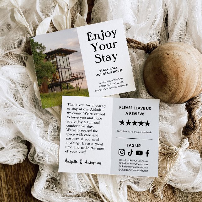 Vacation Rental Property Business Welcome Postcard (Creator Uploaded)