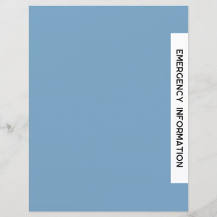 Vacation Rental Welcome Binder - Subject Divider