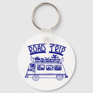 Vacation Road Trip Key Ring