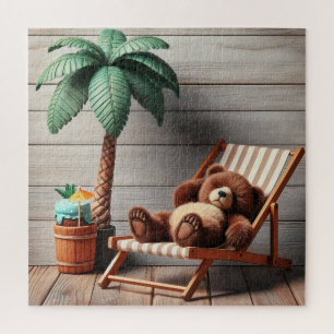 Vacation Teddy Bear Puzzle