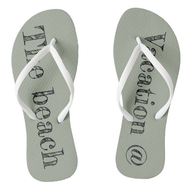 vacation @ the beach sandals (Footbed)