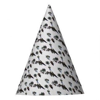 Vacation Tropical Palms Artistic Watercolor Party Hat