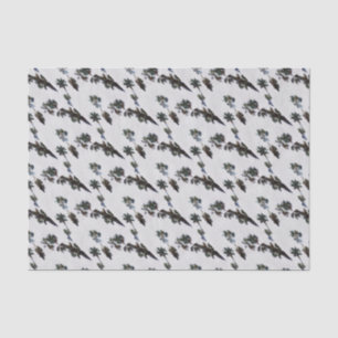 Vacation Tropical Palms Artistic Watercolor Tissue Paper
