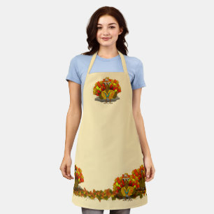 Vacation Turkey Tourist Thanksgiving Apron