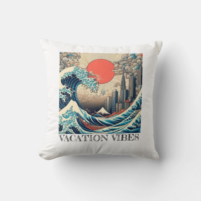 Vacation vibes cushion (Front)