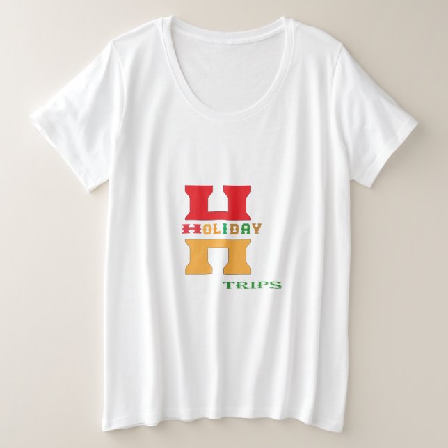 Vacation Vibes Tee. Plus Size T-Shirt (Design Front)