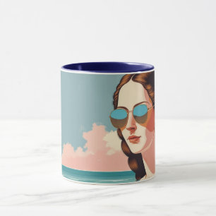 Vacation Vibes with Mona Lisa Mug