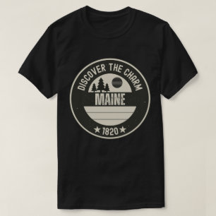 Vacationland Maine - Pine Tree State Gift T-Shirt