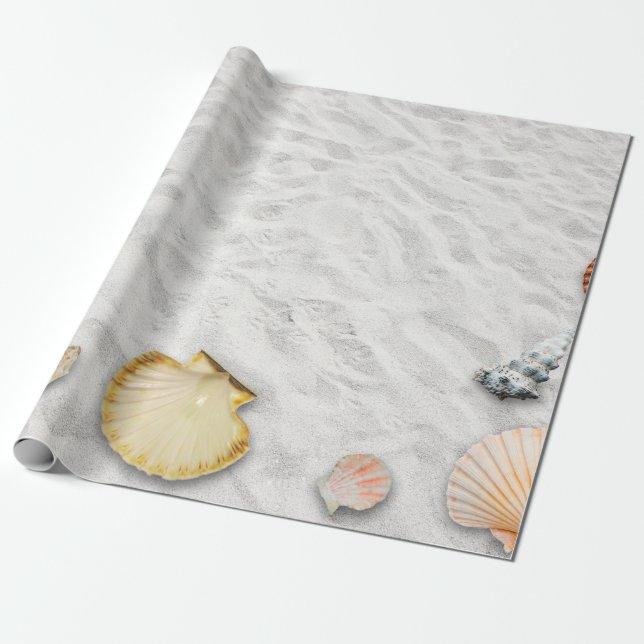 Vacations beach summer sun wrapping paper (Unrolled)