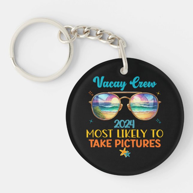 Vacay crew 2024 key ring (Front)