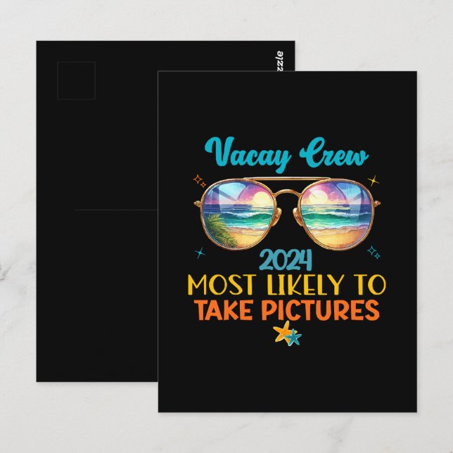 Vacay crew 2024 postcard (Front/Back)