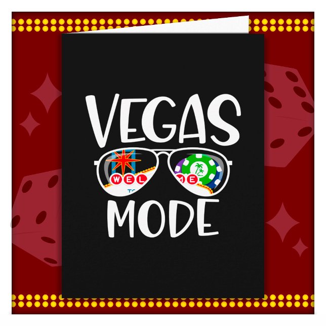Vacay Las Vegas Trip Vegas Mode Vegas Vacation Card (Creator Uploaded)