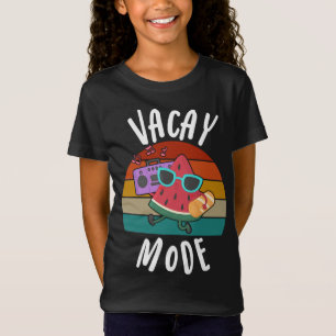 Vacay Mode Funny Cute Strawberry Summer Fruit Love T-Shirt
