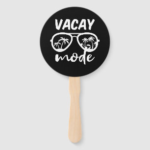 Vacay Mode II - Family Vacation Hand Fan