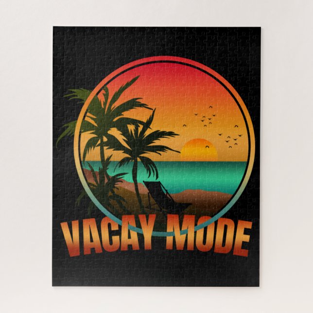 VACAY MODE  JIGSAW PUZZLE (Vertical)