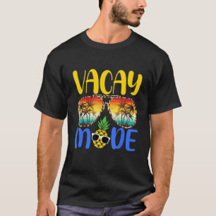 Vacay Mode Pineapple Family Vacation Beach T-Shirt