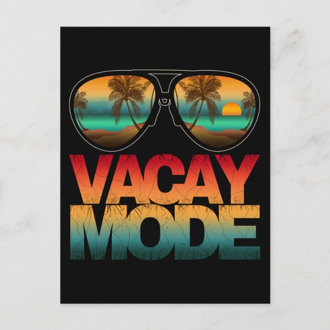 Vacay Mode Postcard (Front)