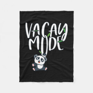 Vacay mode shirt women vacation outfit girls panda fleece blanket
