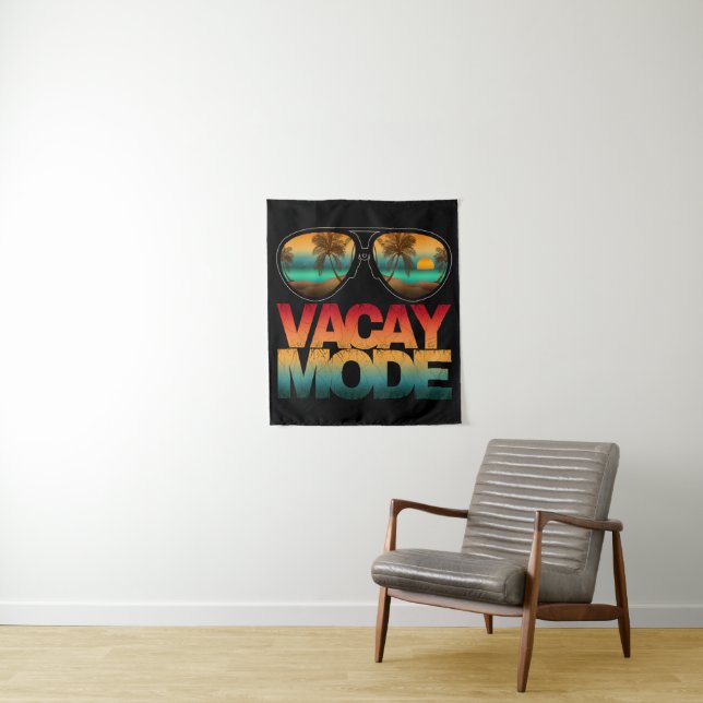 Vacay Mode Tapestry (In Situ)