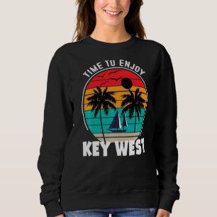 Vacay Mode Time To Enjoy Key West Retro Sweatshirt