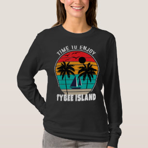 Vacay Mode Time To Enjoy Tybee Island Retro T-Shirt