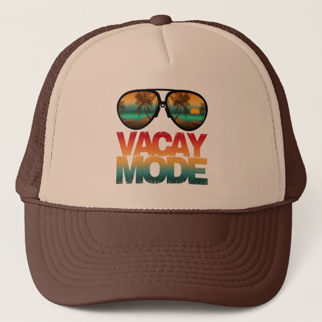 Vacay Mode Trucker Hat (Front)