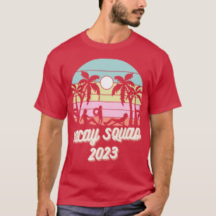 Vacay Squad 2023 Summer Vacation Beach Palm Trees T-Shirt