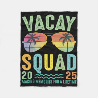 Vacay Squad 2025 Summer Family Together Cruise Tri Fleece Blanket