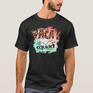 Vacay Squad Leopard Summer Trip 2022 Winter Break T-Shirt