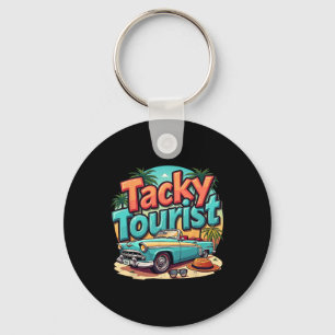 Vacay Tacky Tourist Outfit Wacky Cruise Costume Id Key Ring