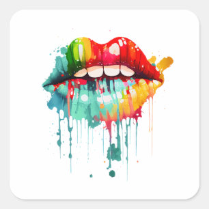 Vacay Vibes Square Sticker