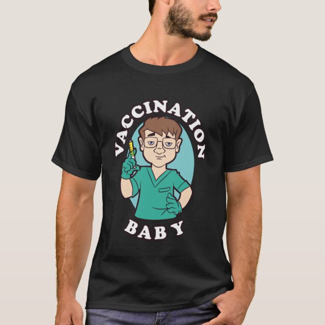 Vaccinated 2021 I am vaccinated flu vaccination si T-Shirt (Front)