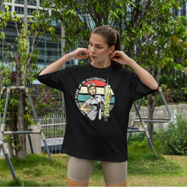 Vaccinated Nurse Quote T-Shirt (Creator Uploaded)
