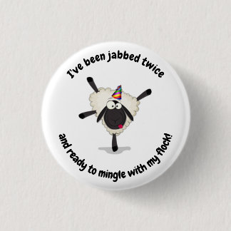 Vaccinated Sheep Badge