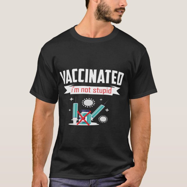 vaccinated t shirt (Front)