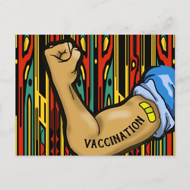 VACCINATION and COVID by Slipperywindow Postcard (Front)