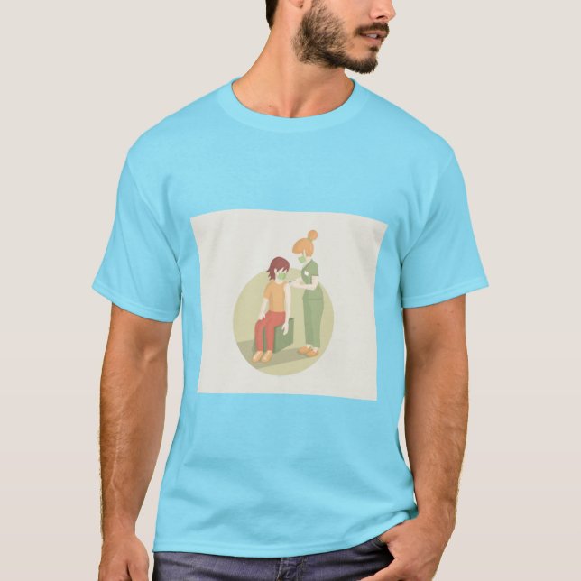 Vaccination Care. T-Shirt (Front)