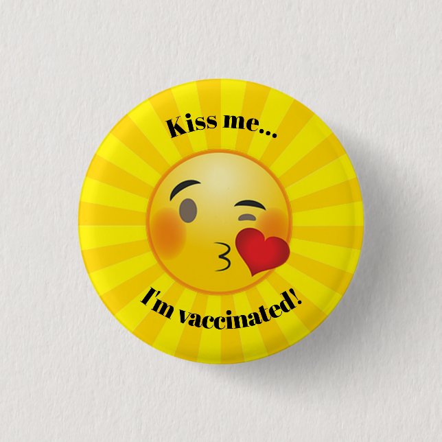 Vaccination Design Button (Front)