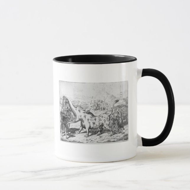 Vaccination, published by J.L.Stuart, 1802 Mug (Right)