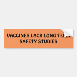 Vaccine Bumper Sticker