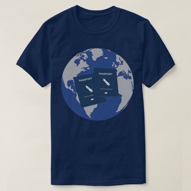 Vaccine Passport T-Shirt (Design Front)